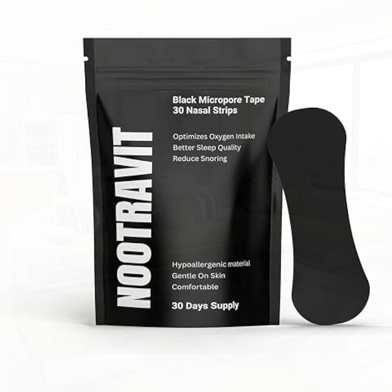 Black Micropore Nasal Strips