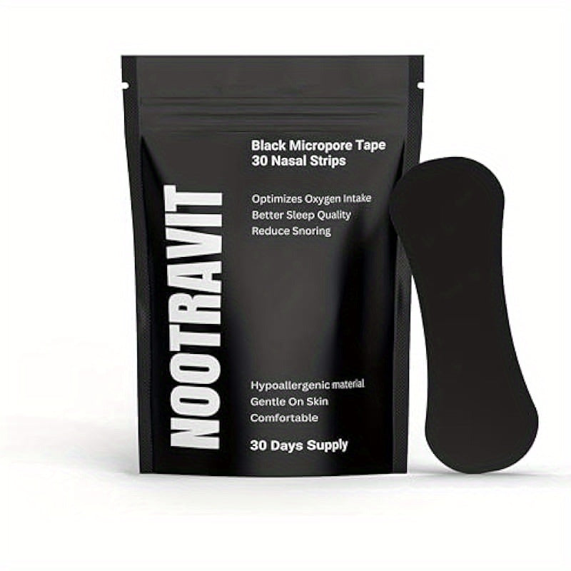 Black Micropore Nasal Strips