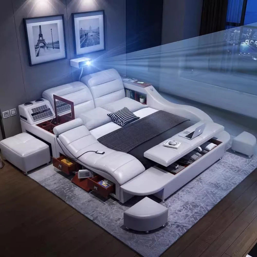 Luxury Smart Organizer Bed