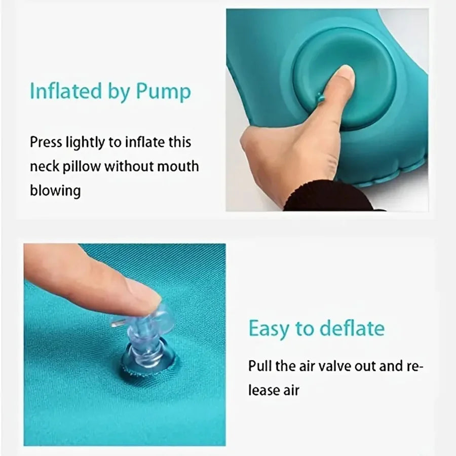 Portable Inflatable Neck Pillow