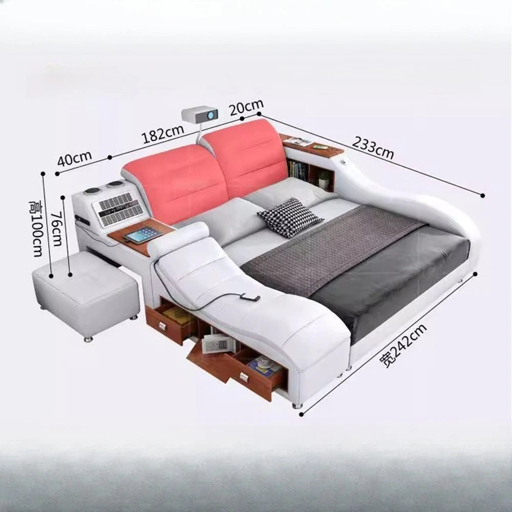 Luxury Smart Organizer Bed