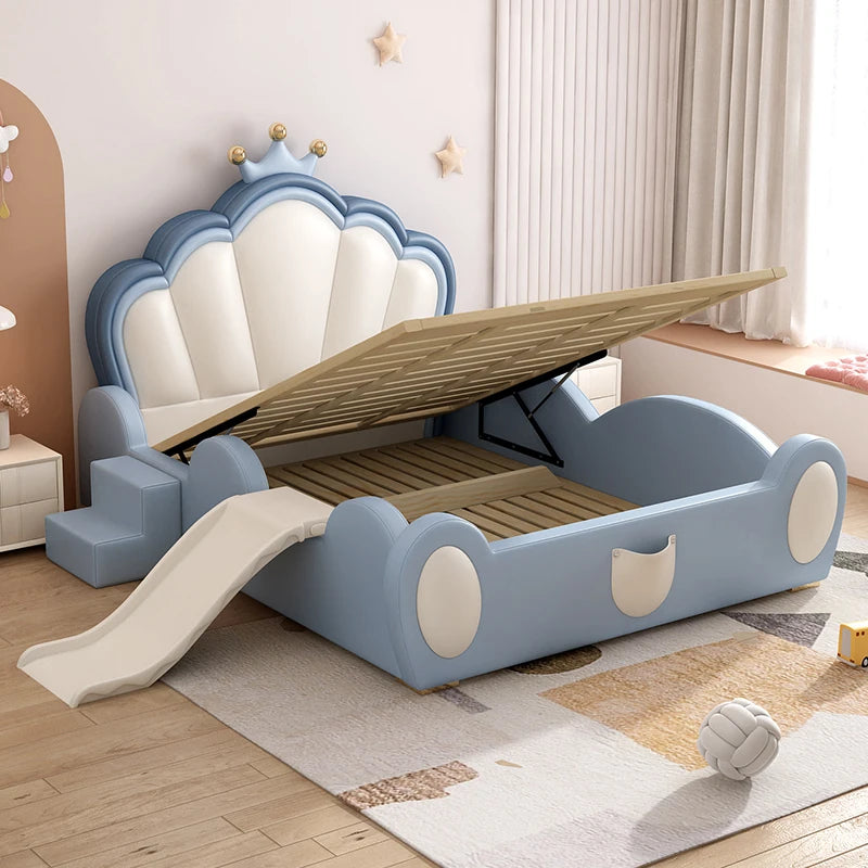European Queen Storage Bed