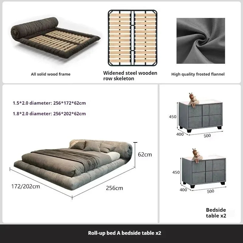 European Luxury Double Bed – Elegant Queen Design