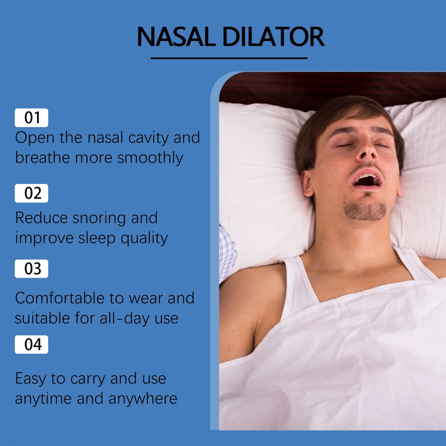 Anti-Snoring Magnetic Nose Clip