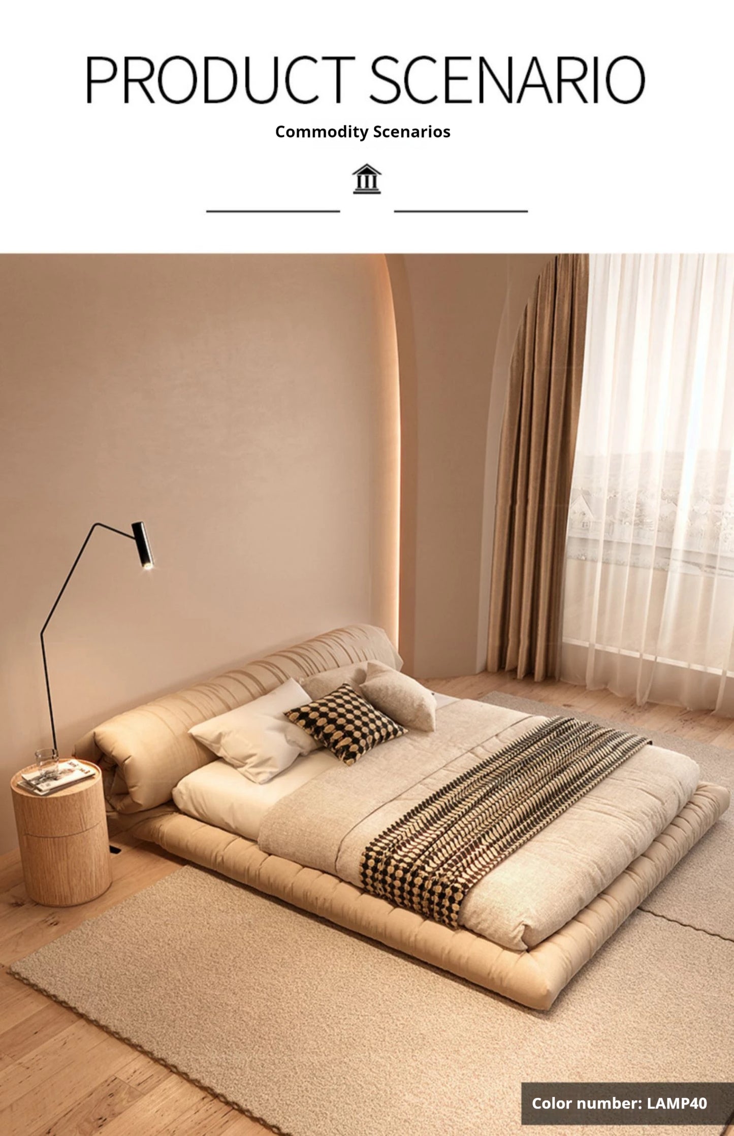 European Luxury Double Bed – Elegant Queen Design
