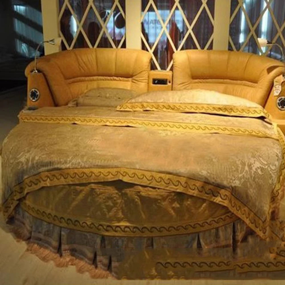 smart upholstered double bed