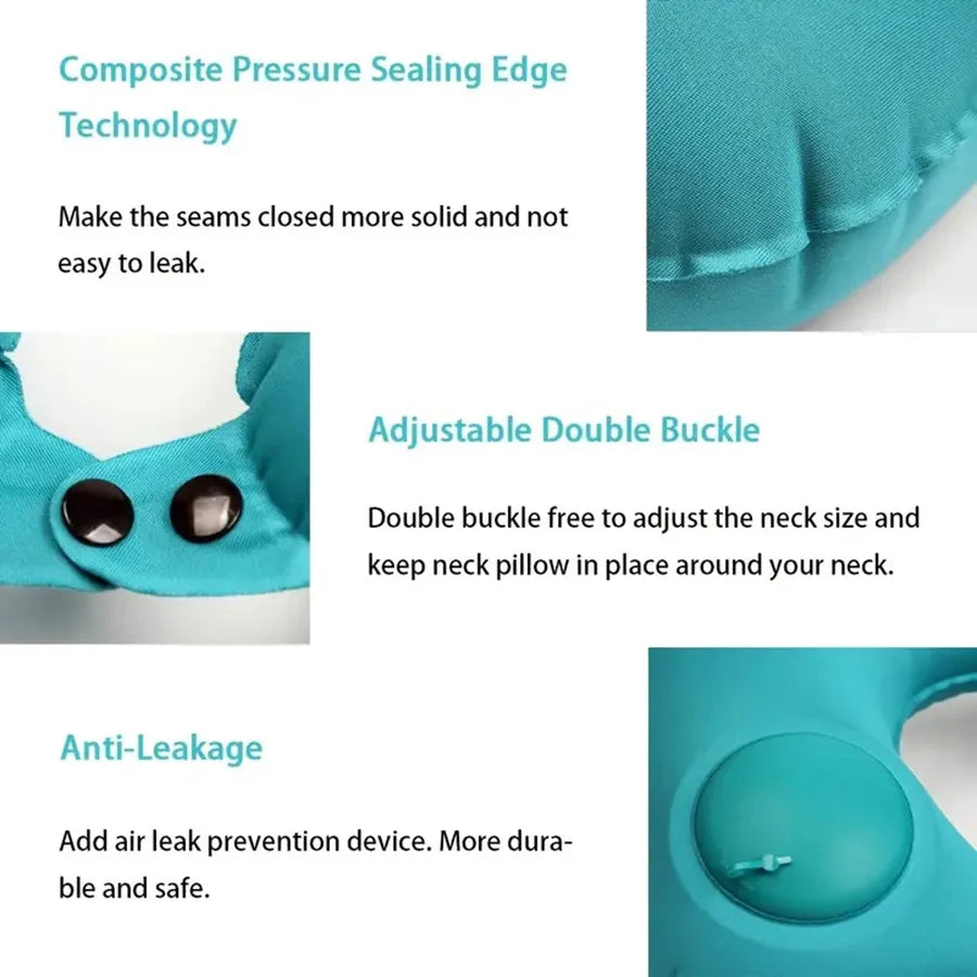 Portable Inflatable Neck Pillow