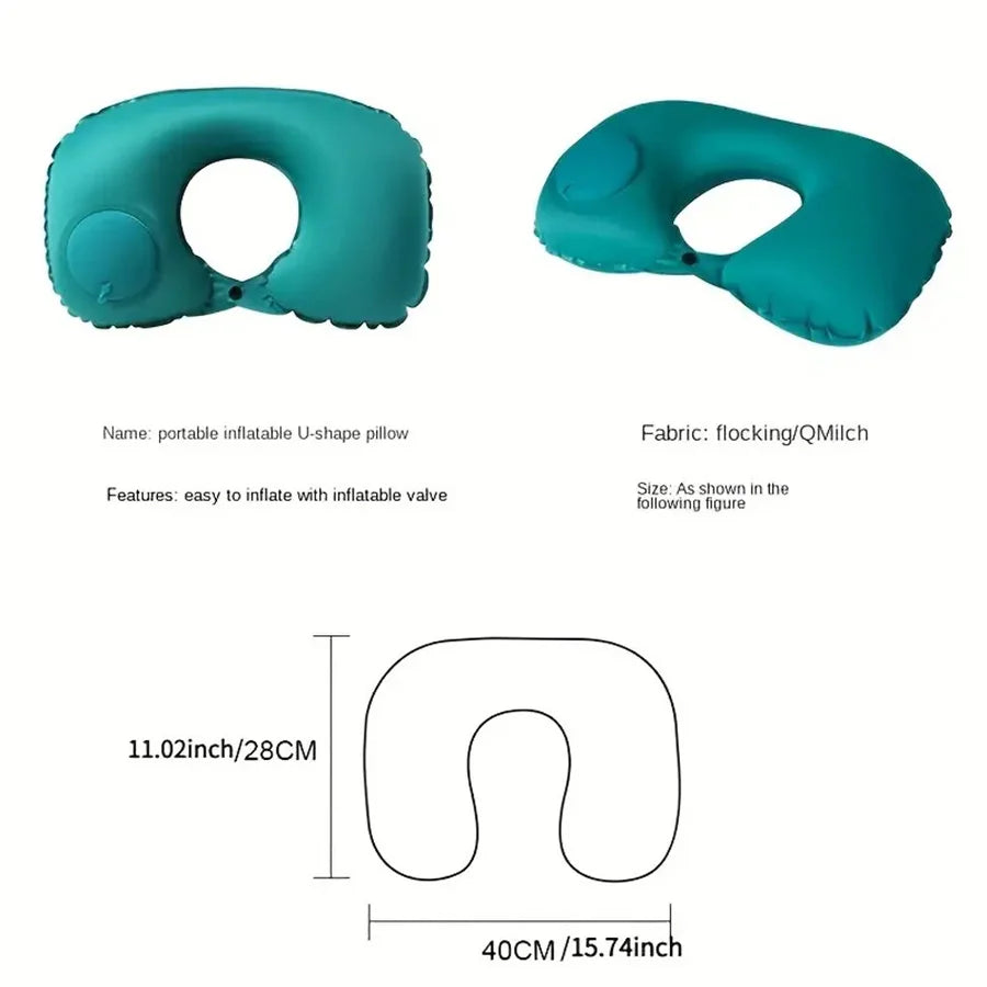 Portable Inflatable Neck Pillow