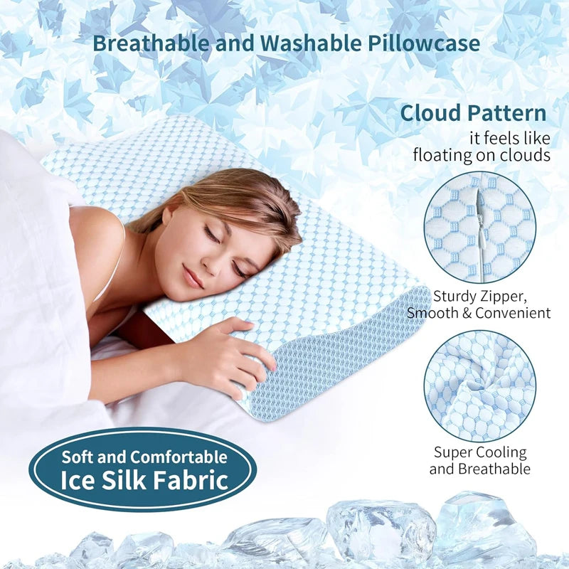 1pc Cool feeling Memory Foam Pillow