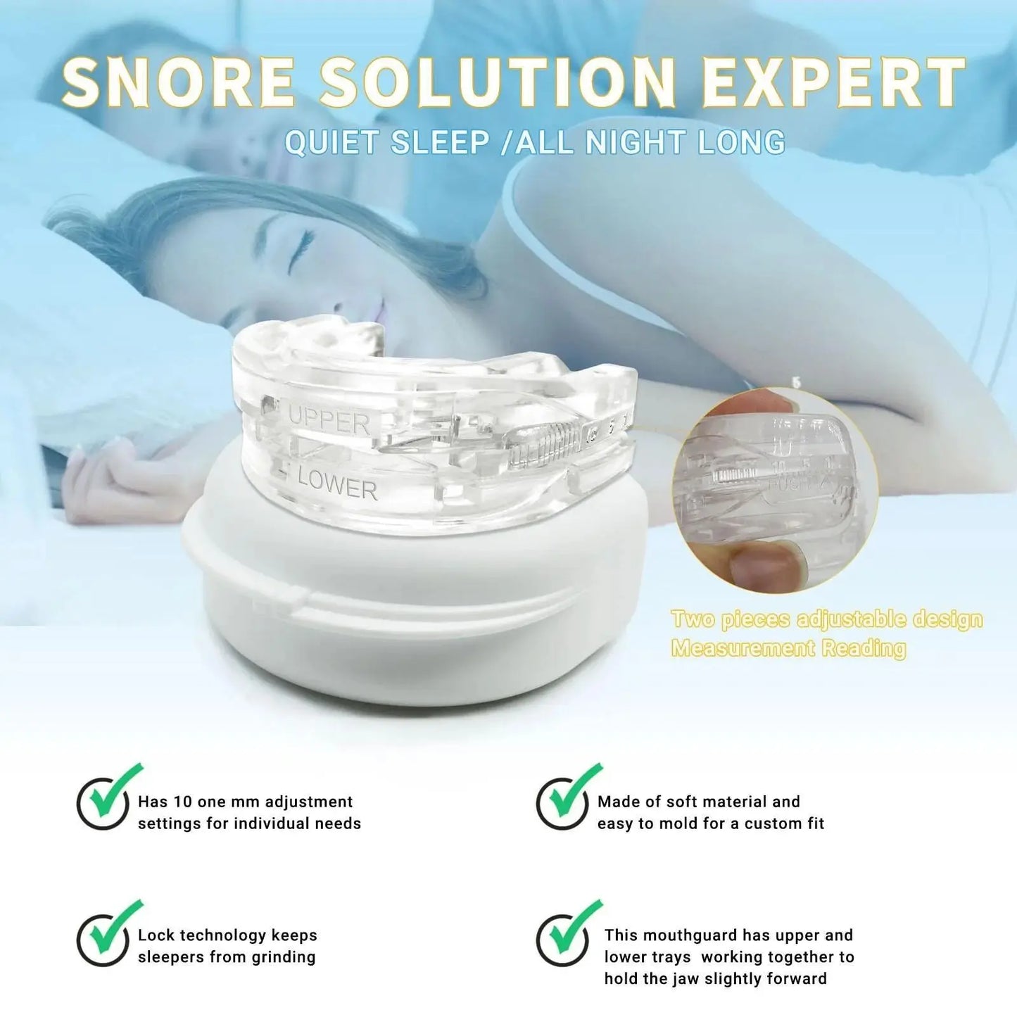 Adjustable Anti-Snoring Mouth Guard