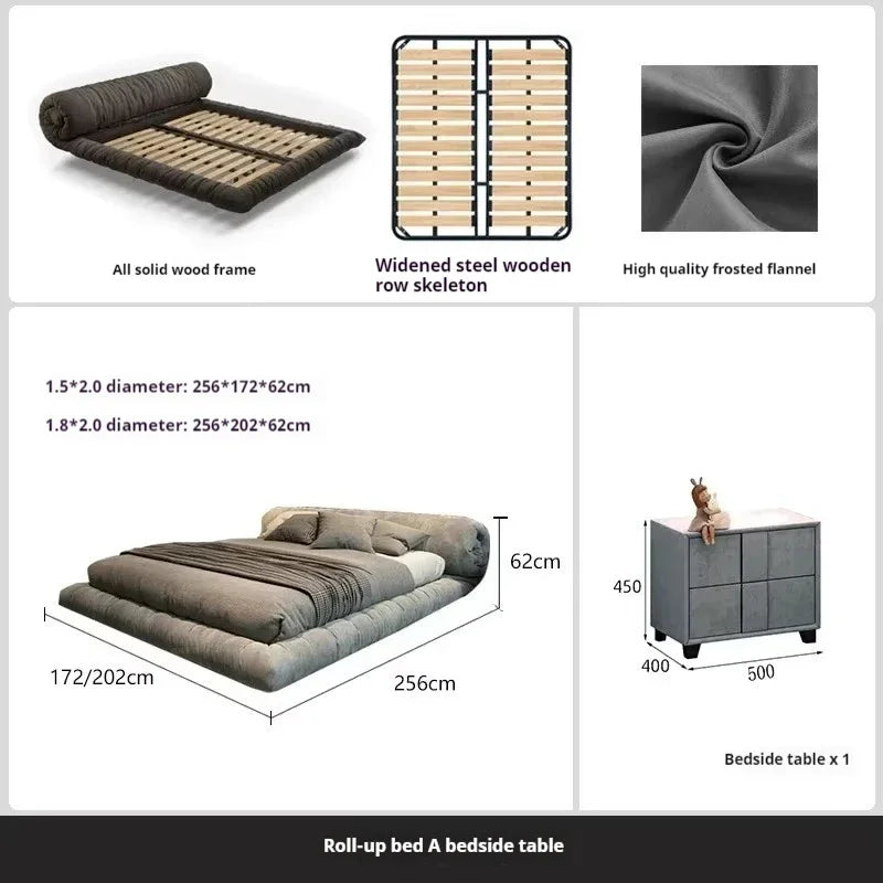 European Luxury Double Bed – Elegant Queen Design