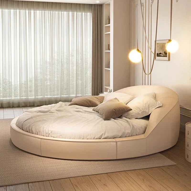 elegant round bed