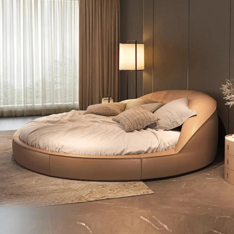 elegant round bed