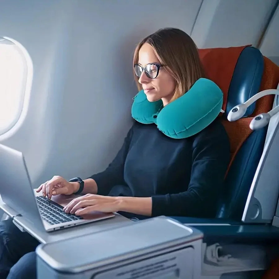 Portable Inflatable Neck Pillow