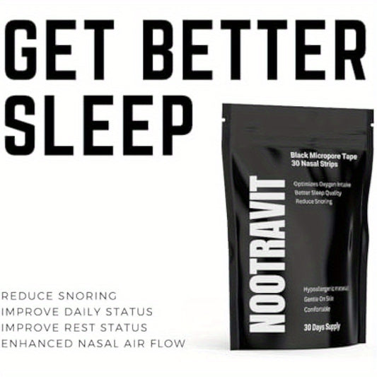 Black Micropore Nasal Strips