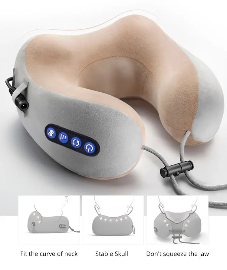 Electric U Shaped Pillow Neck with Massage
