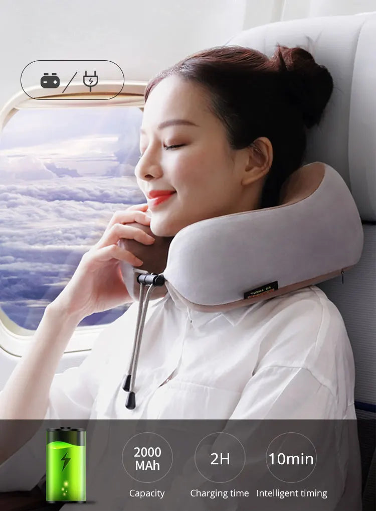 Electric U Shaped Pillow Neck with Massage