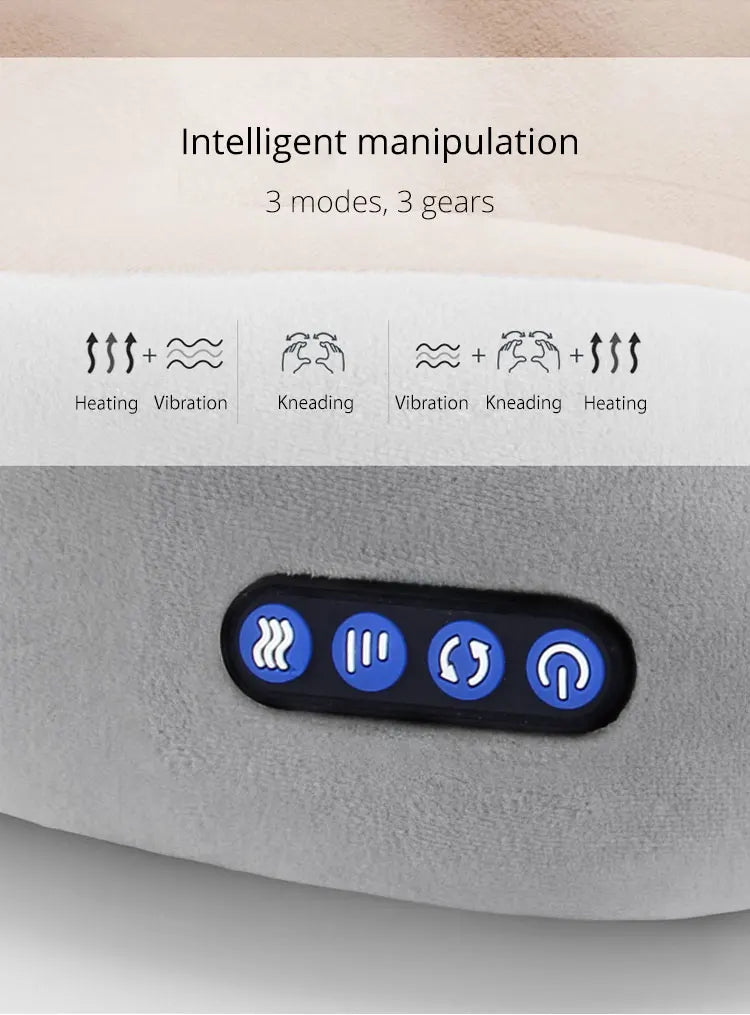 Electric U Shaped Pillow Neck with Massage