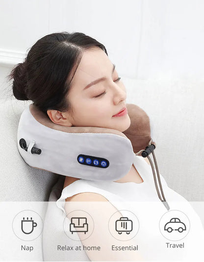 Electric U Shaped Pillow Neck with Massage