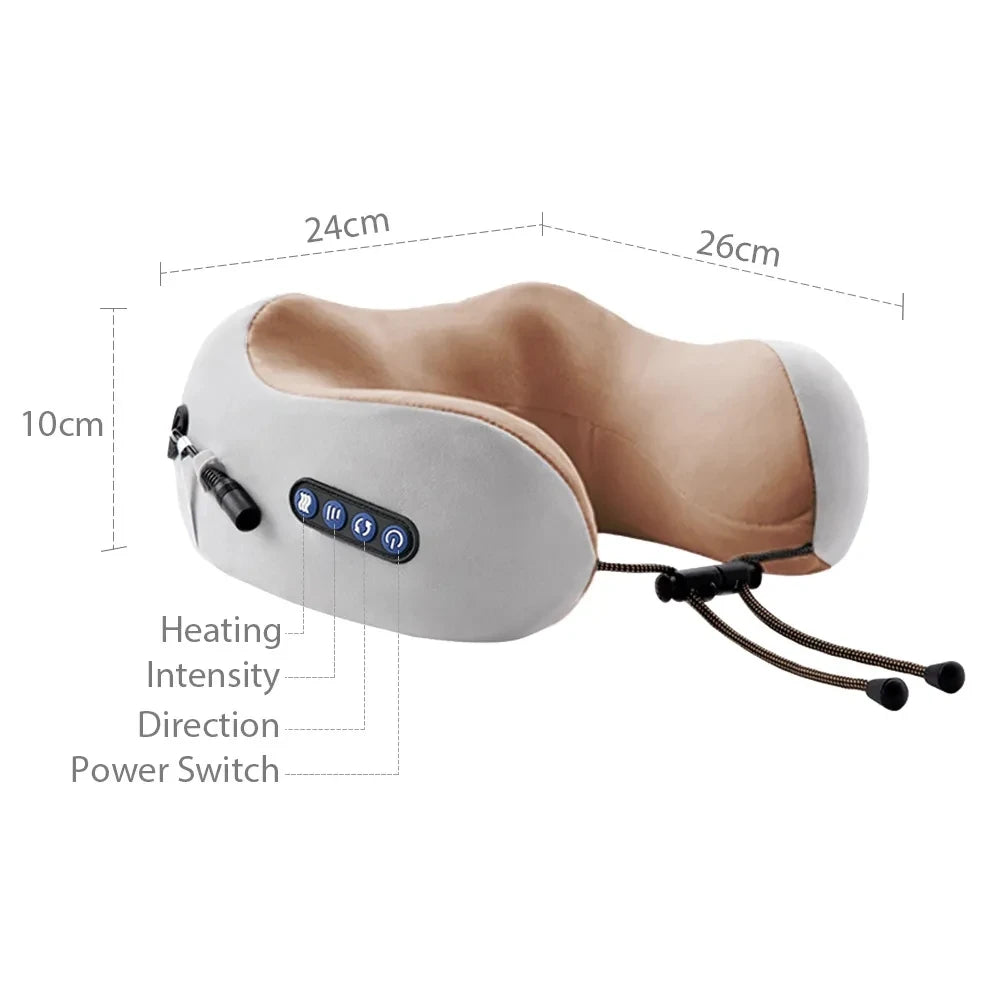 Electric U Shaped Pillow Neck with Massage