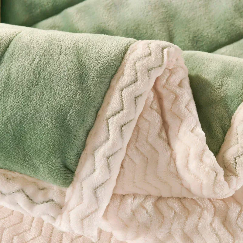 Milk Fleece Autumn Winter Warm Weighted Blankets