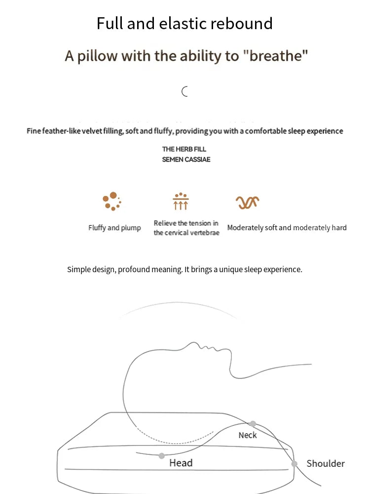 Pillows Antibacterial And Non-Deformed Cervical Spine Protection