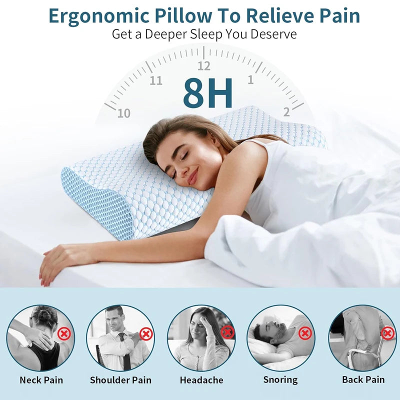 1pc Cool feeling Memory Foam Pillow
