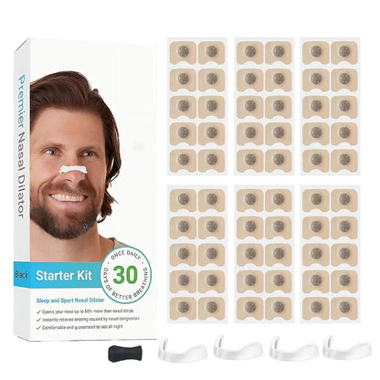 Intake Breathing Magnetic Nasal Strip Starter Kit
