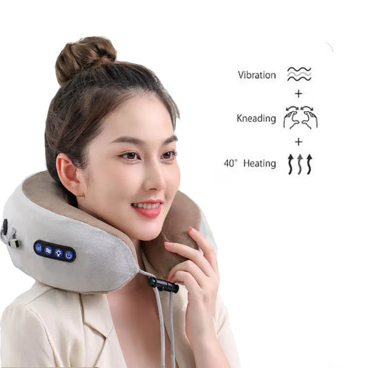 Electric U Shaped Pillow Neck with Massage