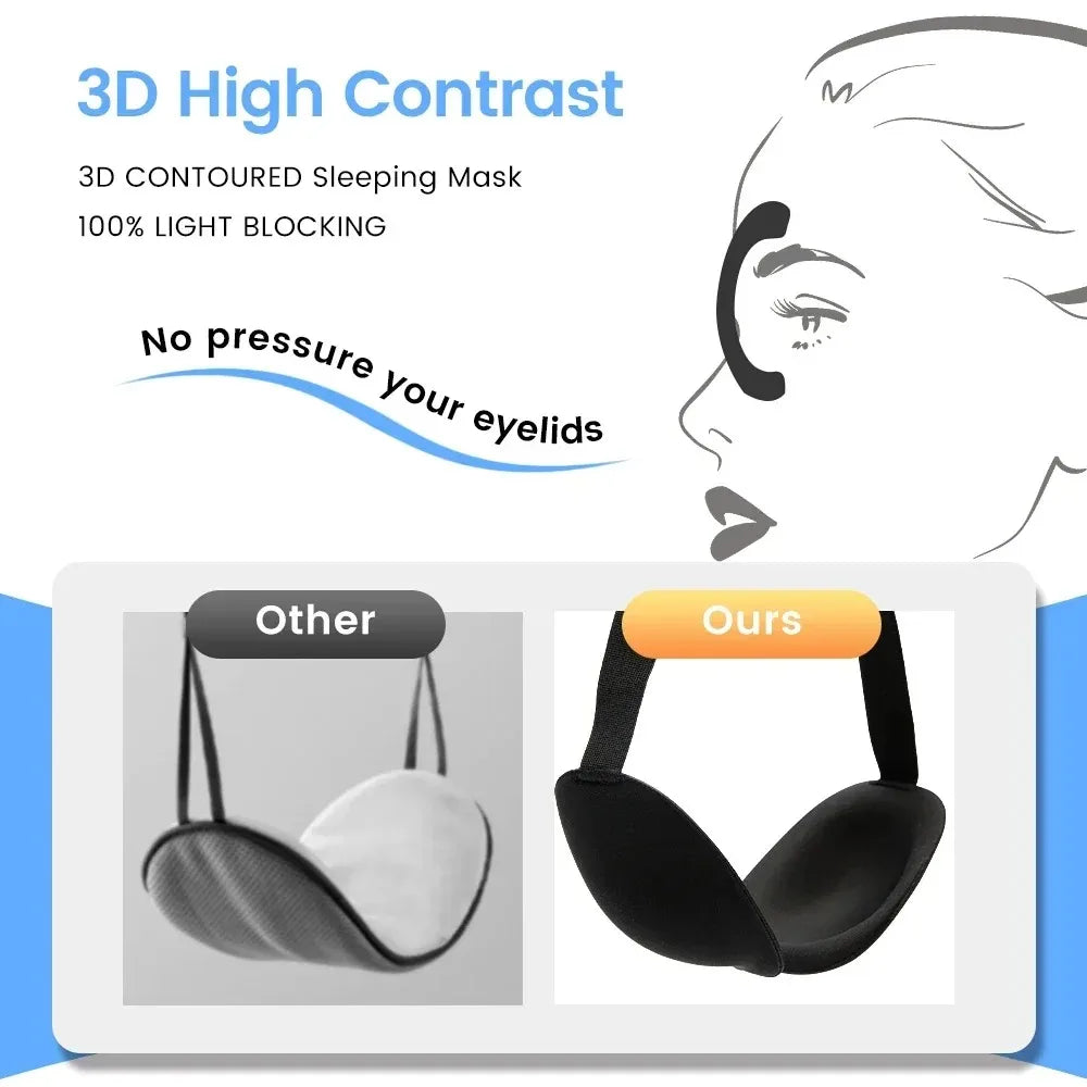 3D Soft Memory Foam Eye mask