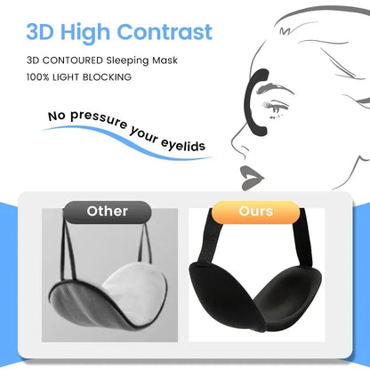 3D Soft Memory Foam Eye mask