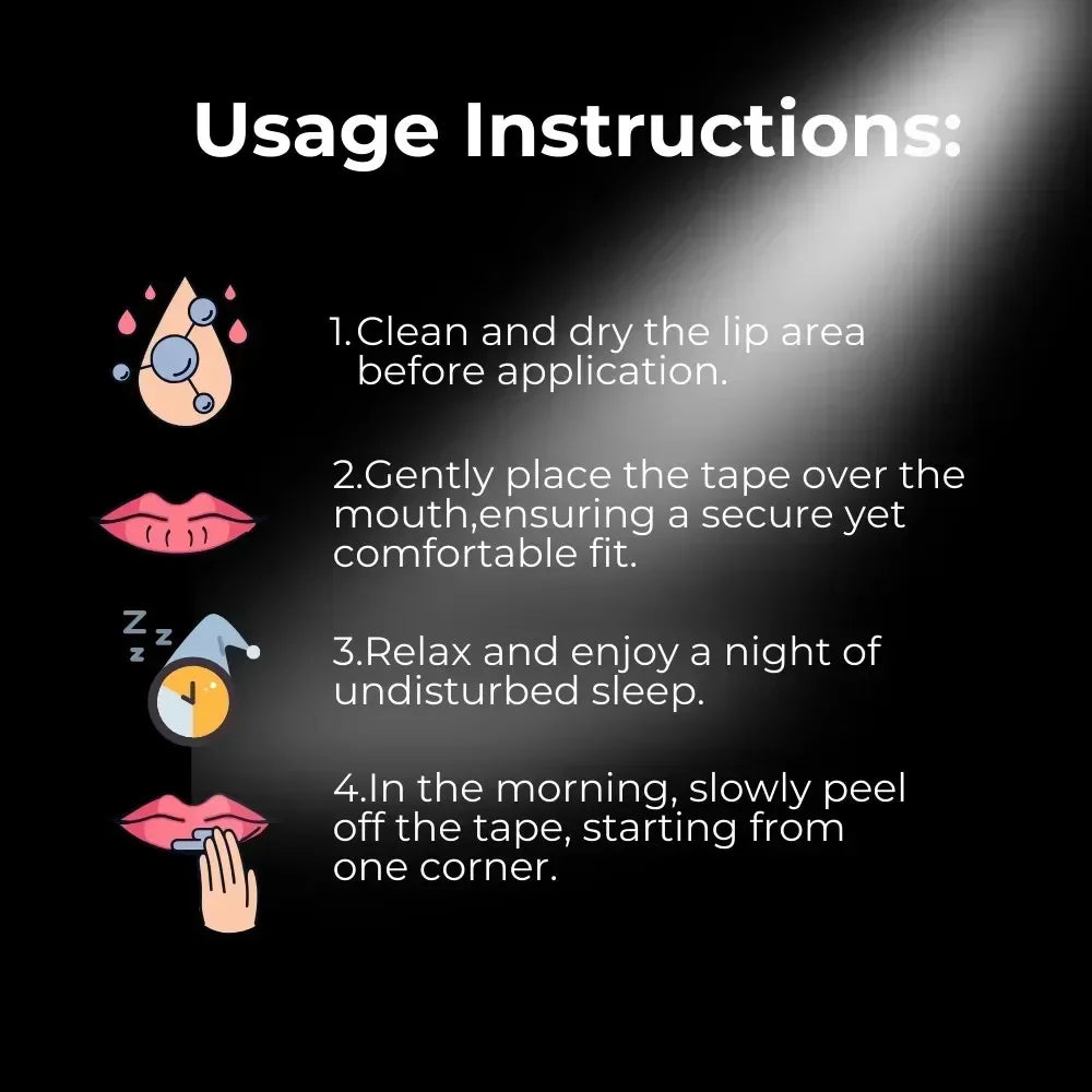 30Pcs Anti-Snoring Mouth Tape