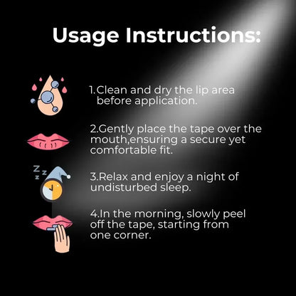 30Pcs Anti-Snoring Mouth Tape