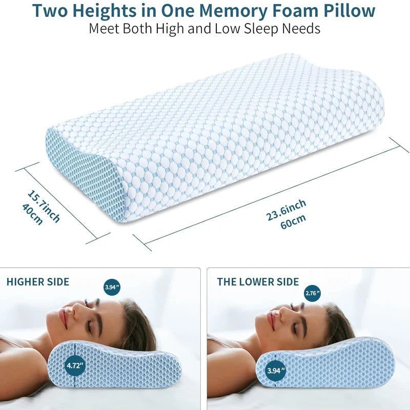 1pc Cool feeling Memory Foam Pillow